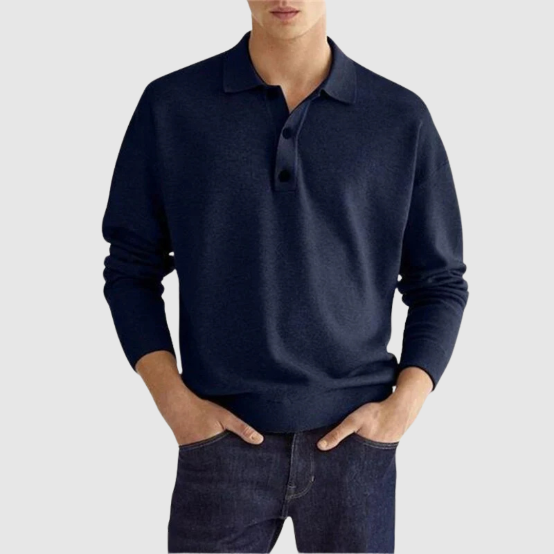 Aldo™ | Premium Langarm-Polo
