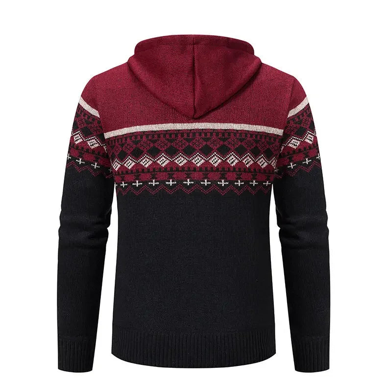 NORDIC™ | Strickjacke mit Reißverschluss & Kapuze