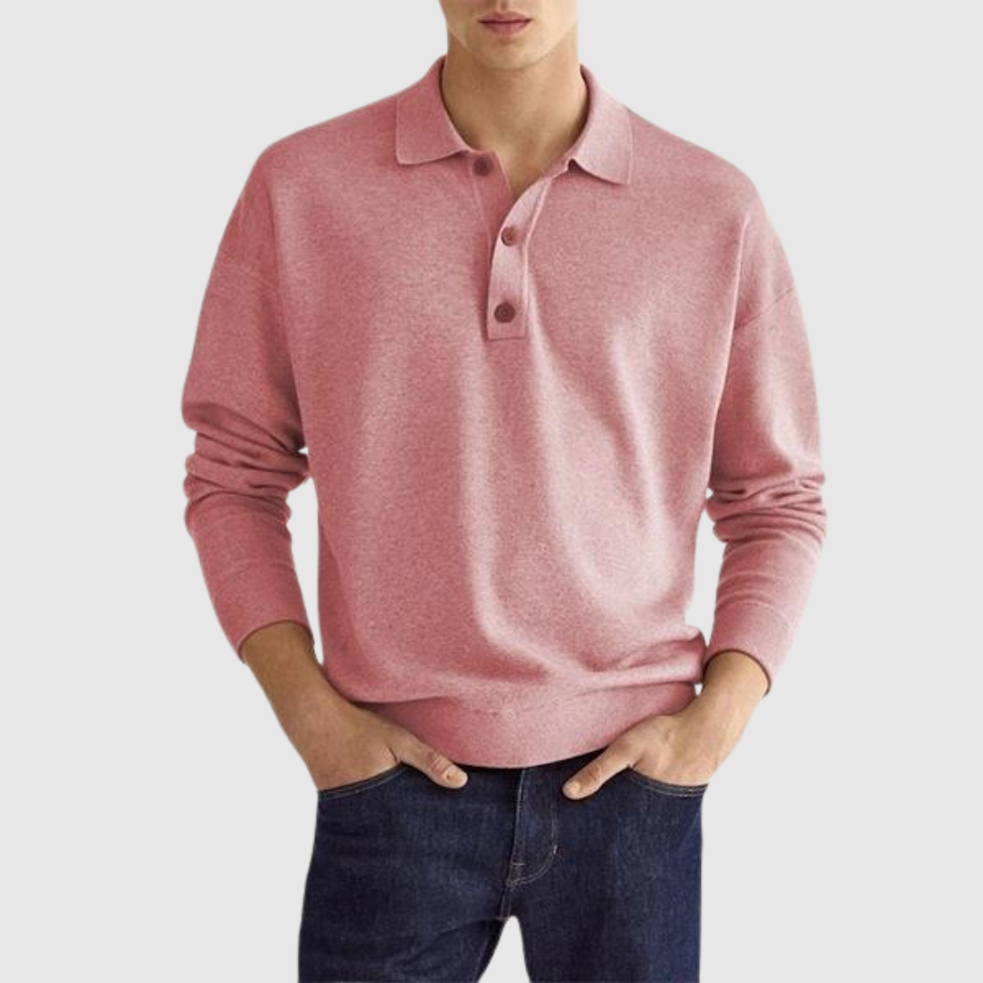 Aldo™ | Premium Langarm-Polo