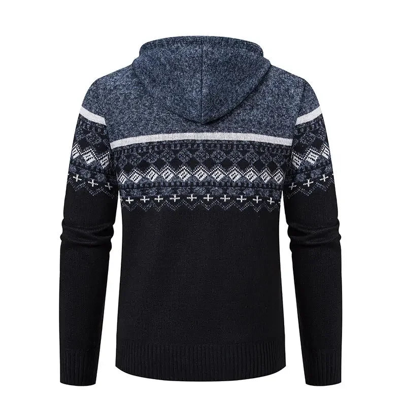 NORDIC™ | Strickjacke mit Reißverschluss & Kapuze